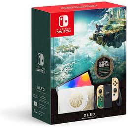 Switch OLED 64GB - Gold - Limited edition The Legend Of Zelda Tears Of The Kingdom + The Legend of Zelda: Tears of the Kingdom