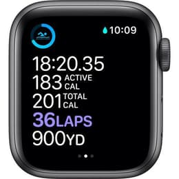 Apple Watch (Series 6) 2020 GPS 44 - Aluminium Space Gray - Sport loop Black
