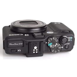 Compact - Canon PowerShot G15 - Black + Canon Zoom Lens 5x IS 25-300mm f/1.8-2.8