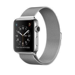 Apple Watch (Series 2) 38 - Aluminium Silver - Milanese Pearl