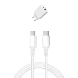 Cable and Wallplug (USB-C + USB-C) 25W - WTK