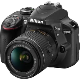 Reflex D3400 - Black + Nikon AF-P DX Nikkor 18-55mm f/3.5-5.6 G f/3.5-5.6