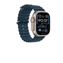 Apple Watch Ultra 2 (2023) GPS + Cellular 49 mm - Titanium Natural Titanium - Ocean band Blue