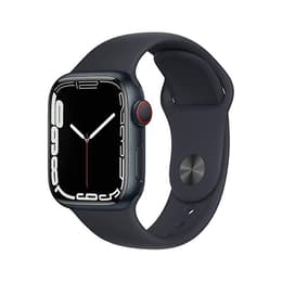 Apple Watch (Series 7) 2021 GPS + Cellular 41 - Aluminium Black - Sport band Black