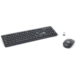 Simpletek Keyboard QWERTY English Wireless M&K INGLESE UK Kit Mouse and Keyboard