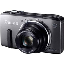 Compact PowerShot SX270 HS - Grey/Black + Canon 20X IS Zoom Lens f/3.5-6.8