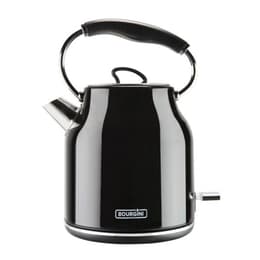 Bourgini Retro Waterkoker Deluxe Black 1.7000L - Electric kettle
