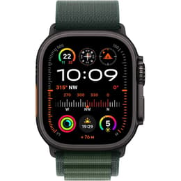 Apple Watch Ultra 2 (2024) GPS + Cellular 49 mm - Titanium Black - Alpine loop Green