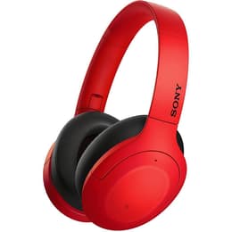 Sony WH-H910N noise-Cancelling wired + wireless Headphones with microphone - Red