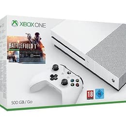 Xbox One S 500GB - White + Battlefield 1
