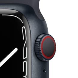 Apple Watch (Series 7) 2021 GPS 41 - Aluminium Black - Sport band Black
