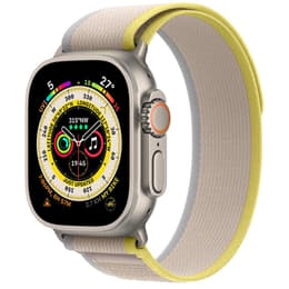 Apple Watch (Ultra) 2022 GPS + Cellular 49 - Titanium Grey - Trail loop Yellow