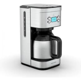 Espresso coffee machine combined Continental Edison 3612401715024 L - Grey
