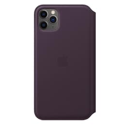 Apple Folio case iPhone 11 Pro Max - Leather Aubergine