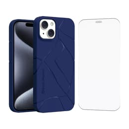 Back Market Case iPhone 13 and protective screen - GRS 4.0 Recycled plastic - Blue