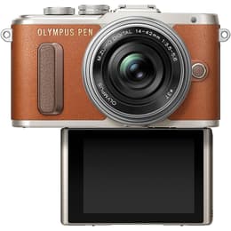 Pen E-PL8 - Brown + Olympus Olympus M.Zuiko Digital ED 14-42mm f/3.5-5.6 EZ f/3.5-5.6