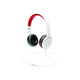 Wesc RZA Street wired Headphones - White/Red