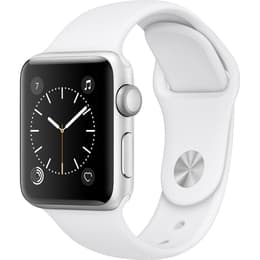 Apple Watch (Series 2) 2016 GPS 42 - Aluminium Silver - Sport loop White