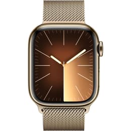 Apple Watch Series 9 (2023) GPS + Cellular 45 mm - Stainless steel Gold
