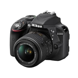 Reflex D3300 - Black + Nikon AF-S DX Nikkor 18-55mm f/3.5-5.6G VR II + AF-S DX Nikkor 55-200mm f/4-5.6G VR II f/3.5-5.6 + f/4-5.6