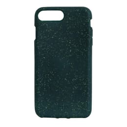 Case iPhone 6 Plus/6S Plus/7 Plus/8 Plus - Natural material - Green