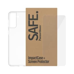 Case 360 Galaxy S21+ 5G and protective screen - TPU - Transparent