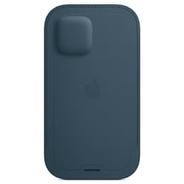 Apple Leather case iPhone 12 mini - Magsafe - Leather Blue
