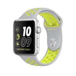 Apple Watch (Series 2) 42 - Aluminium Silver - Sport loop Grey/Green
