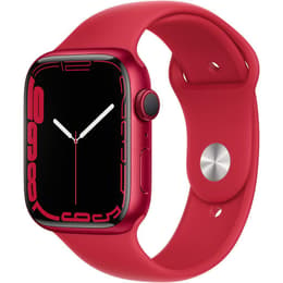 Apple Watch (Series 7) 2021 GPS 41 - Aluminium Red - Sport band Red