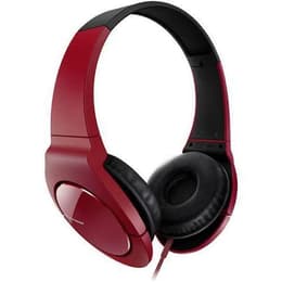 Pioneer SE-MJ721-R noise-Cancelling wired Headphones - Red/Black