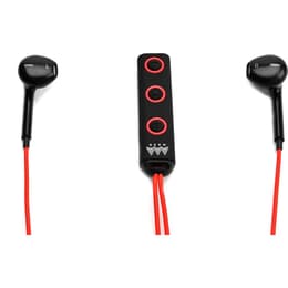 Aaamaze Earset 3250 Earbud Bluetooth Earphones - Red/Black