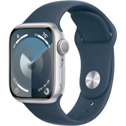 Apple Watch Series 8 (2022) GPS + Cellular 41 mm - Aluminium Silver - Sport band Blue