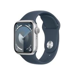 Apple Watch Series 8 (2022) GPS + Cellular 41 mm - Aluminium Silver - Sport band Blue