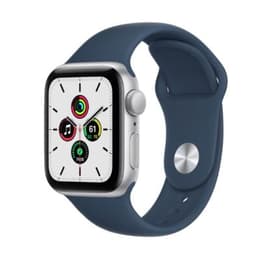 Apple Watch Series 8 (2022) GPS + Cellular 41 mm - Aluminium Silver - Sport band Blue