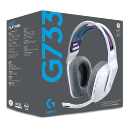 Logitech G733 LightSpeed gaming wireless Headphones with microphone - White