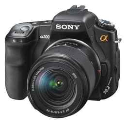 Reflex A200 - Black + Sony DT 18-70mm f/3.5-5.6 + 75-300mm f/4.5-5.6 f/3.5-5.6 + f/4.5-5.6