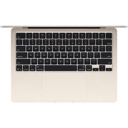MacBook Air 13-inch (2025) - Apple M4 10-core and 10-core GPU - 16GB RAM - SSD 512GB - Standard display - AZERTY - French