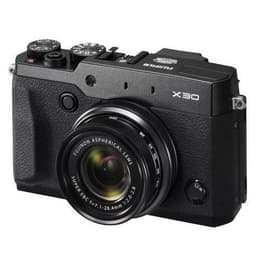 Compact - Fujifilm LC-X30 - Black + Fujifilm Aspherical Lens Super EBC 7.1-28.4mm f/2-2.8