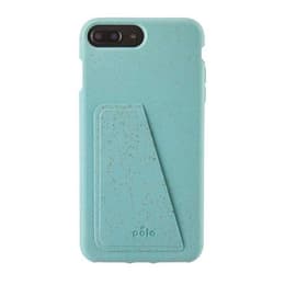 Case iPhone 6 Plus/6S Plus/7 Plus/8 Plus - Natural material - Purist Blue