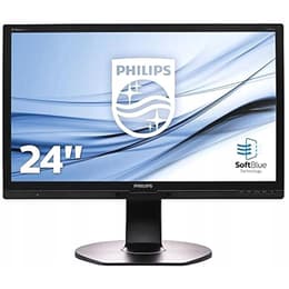 24-inch Philips 241P6E 1920 x 1080 LED Monitor Black