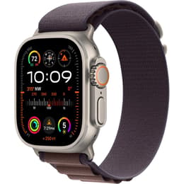 Apple Watch Ultra 2 (2023) GPS + Cellular 49 mm - Titanium Natural Titanium - Alpine loop Purple