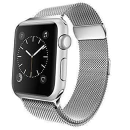 Apple Watch (Series 1) 2016 GPS 42 - Stainless steel Silver - Milanese Silver