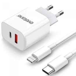 Cable and Wallplug (USB + USB-C) 20 - Evetane