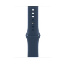 Apple Watch Series 7 (2021) GPS + Cellular 41 mm - Stainless steel Graphite - Sport band Blue