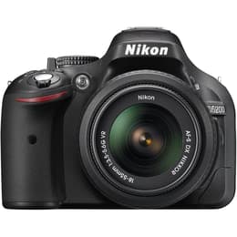 Reflex D5200 - Black + Nikon AF-S DX Nikkor 18-55mm f/3.5-5.6G ED VR f/3.5-5.6