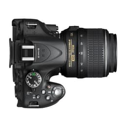 Reflex D5200 - Black + Nikon AF-S DX Nikkor 18-55mm f/3.5-5.6G ED VR f/3.5-5.6