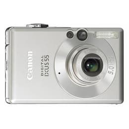 Compact Ixus 55 - Silver + Canon Zoom optique 5.8-17.4mm f/2.8-4.9 f/2.8-4.9
