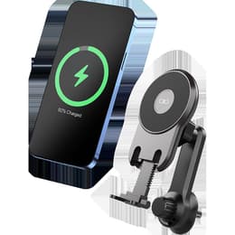 Stabilizer Support Voiture Ventilation Bras rotatif MagSafe Maintien magnétique Noir + Garantie à vie Force Power Lite