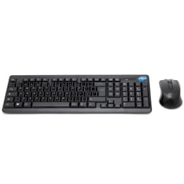 Simpletek Keyboard QWERTY Portuguese Wireless Mouse + Keyboard with Stickers 1000 DPI 2.4G Nano reciever