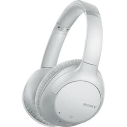 Sony WH-CH710NW noise-Cancelling wired + wireless Headphones with microphone - White